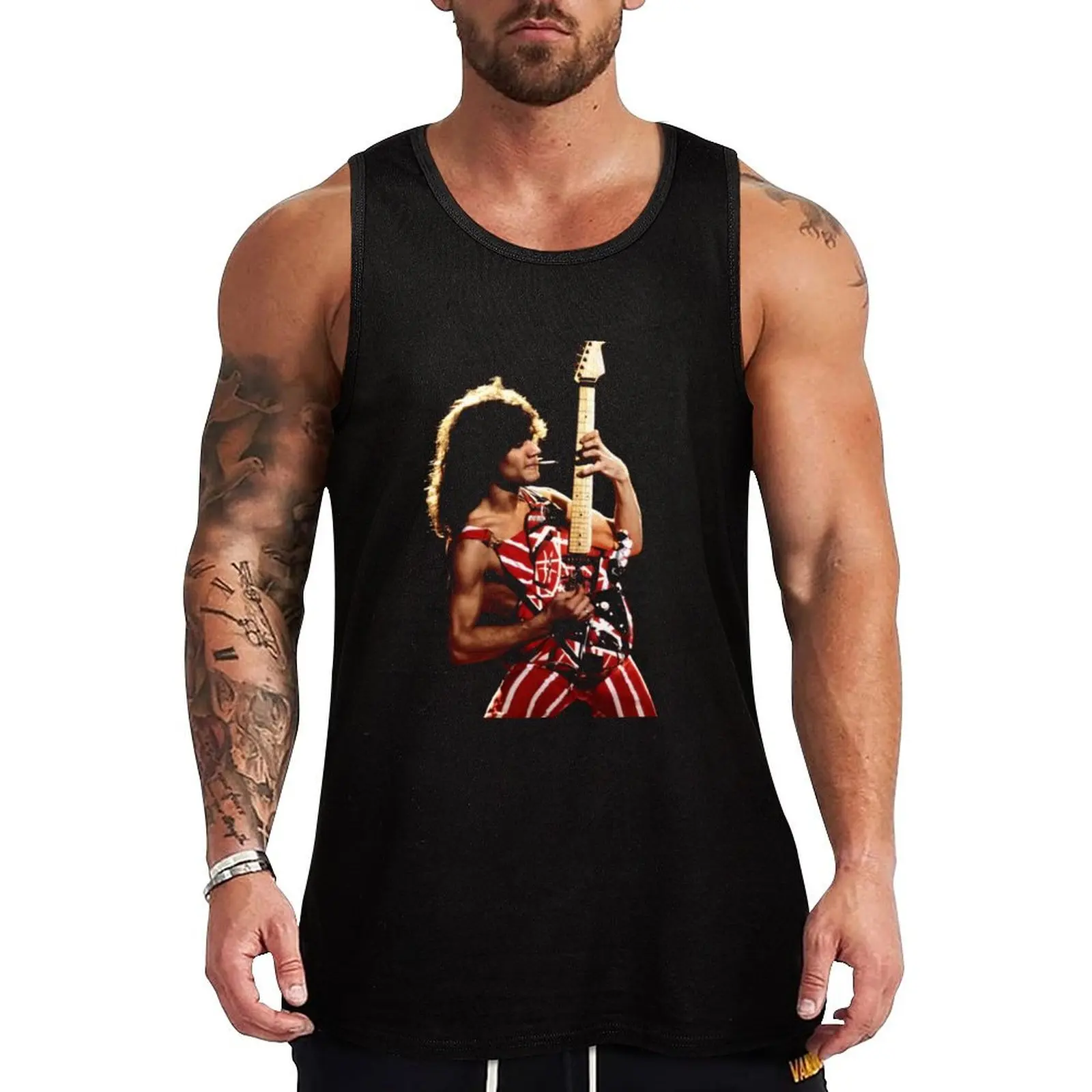 

EDDIE VAN HALENsss Tank Top Top quick-drying t-shirt T-shirt men gym training accessories