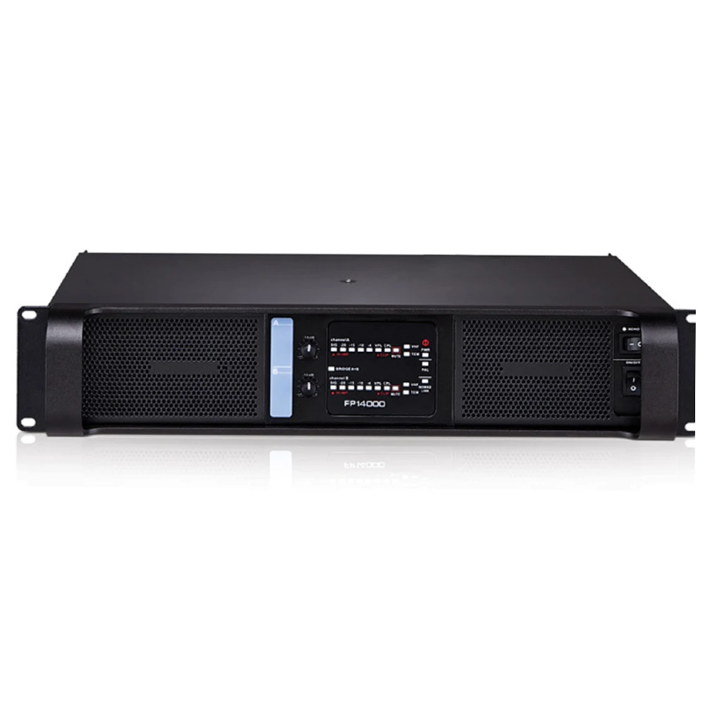 FP14000 2-channels Power Amplifier 14000watts Class-D Professional Audio Amplifiers For Subwoofer Speakers
