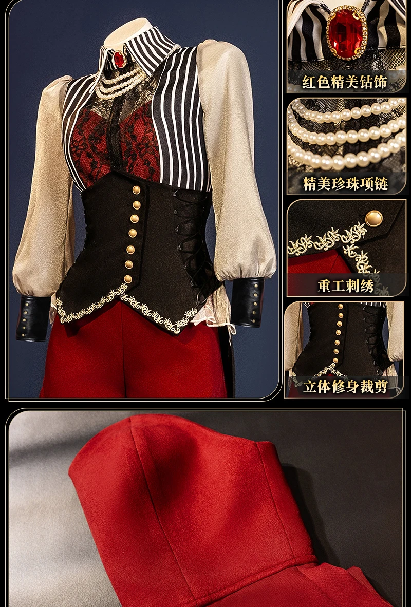 Anime Ave Mujica Yūtenji Amoris Cosplay Kostüm Wig Coat Shirt Maske Halskette Socken Set Frauen Mädchen Halloween Rolle spielen Schuhe 4