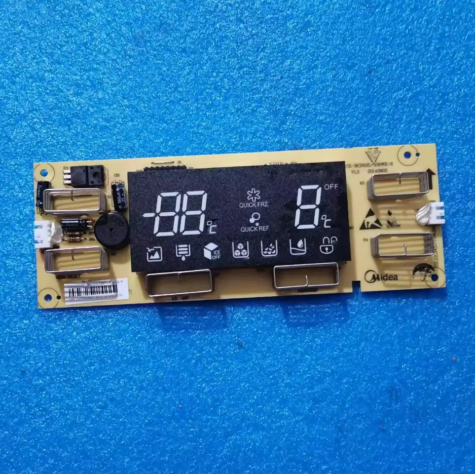 Geladeira e Zer Display Touch Control Board Novidades Midea 17131000000097 Ce-bcd505 508we-s
