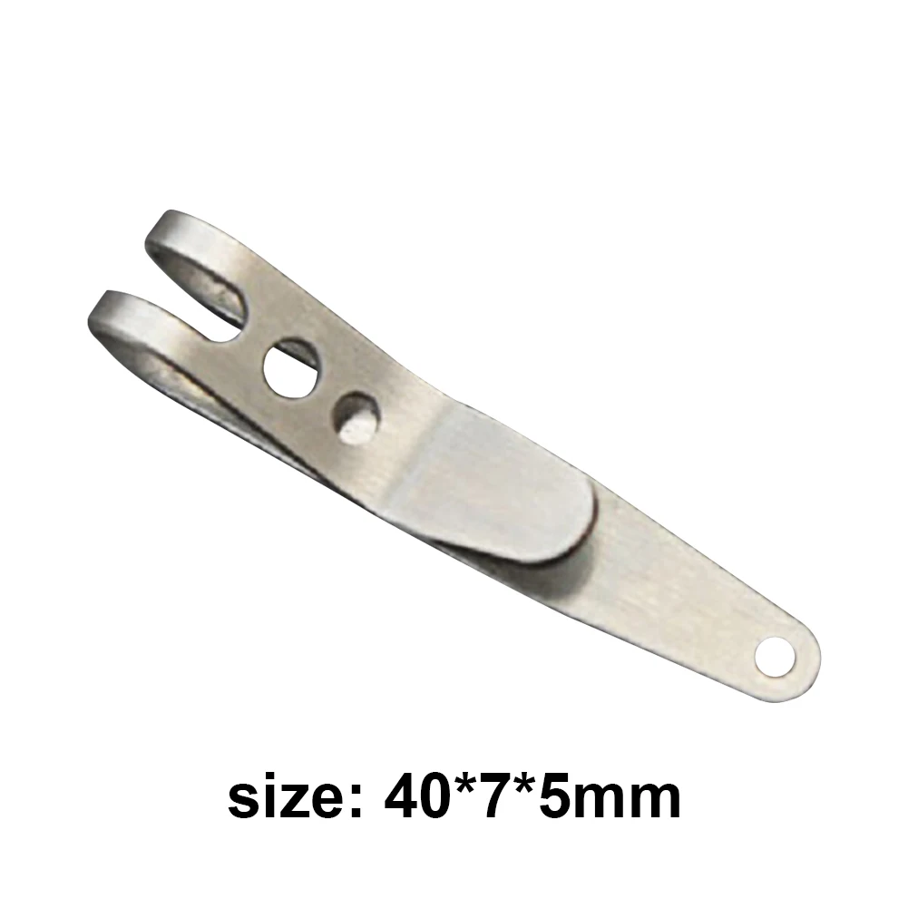 1-10PCS Metal Key Buckles Stainless Steel Mini Silver Portable Pocket Clips Bag Waist Belt Hanging Clip Carabiner Outdoor Tool