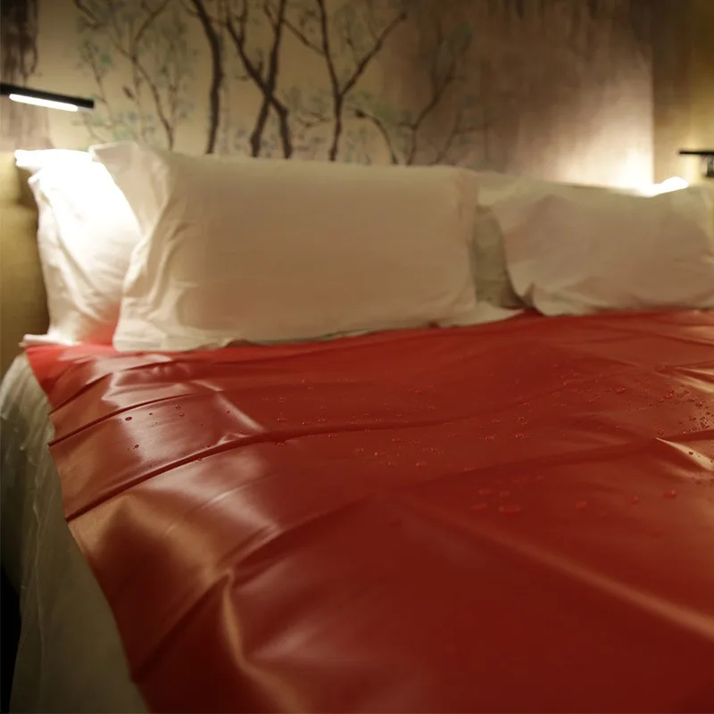 Adult Bedsheets Waterproof Bed Sheet King Size Love Sex Sheet For Wet Games Oil Body Massage Games Camping Tarp