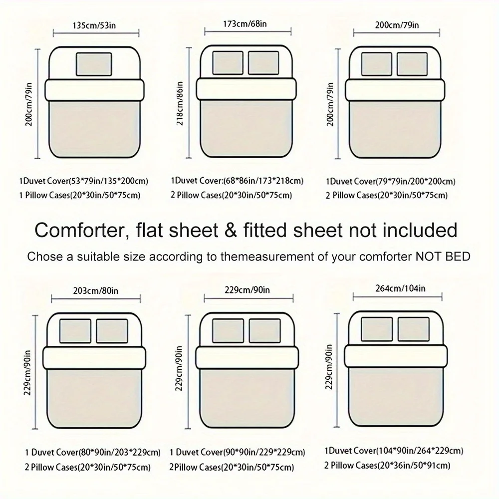 Kaijit White Tiger Theme Duvet Cover Set - 2/3pcs, Soft, Comfortable And Breathable, Animal Flower Pattern Print Bedding Set