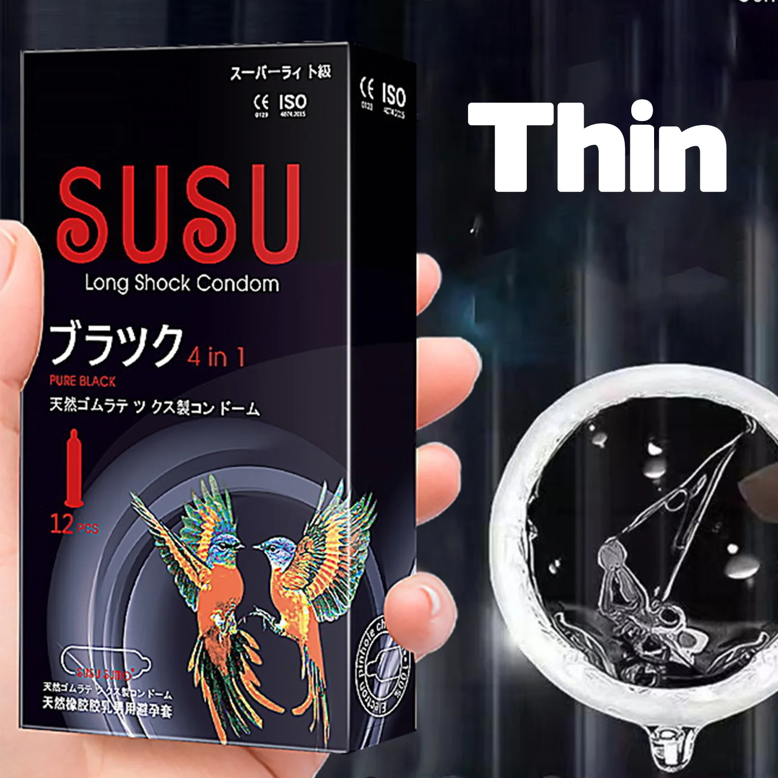 Lasting Big Particles Condoms Sex Tool for Men Spike Condom Ultra Slim Fast Delivery G Spot Stimulation Penis Sleeve Sex Product