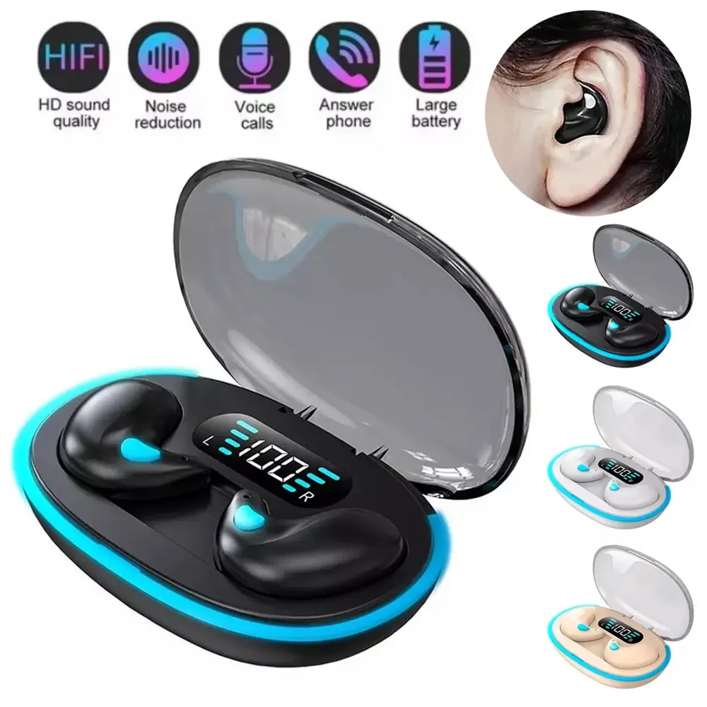 Wireless Bluetooth Earbuds Noise Reduction Stereo Headphones