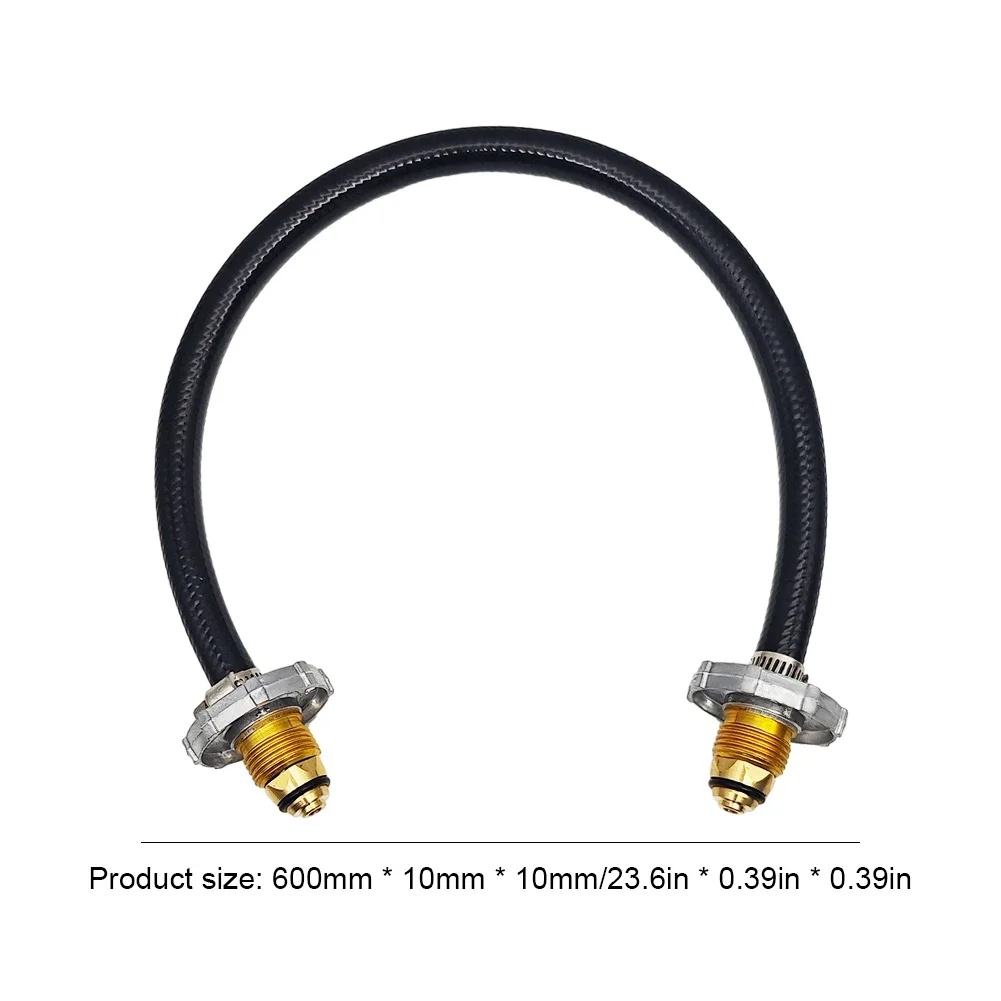 60cm Mutual Cylinder Filling Connecting Tube Mutual Inflation Connector Propane Cylinder Tank Bridge Hose Camping Supplies