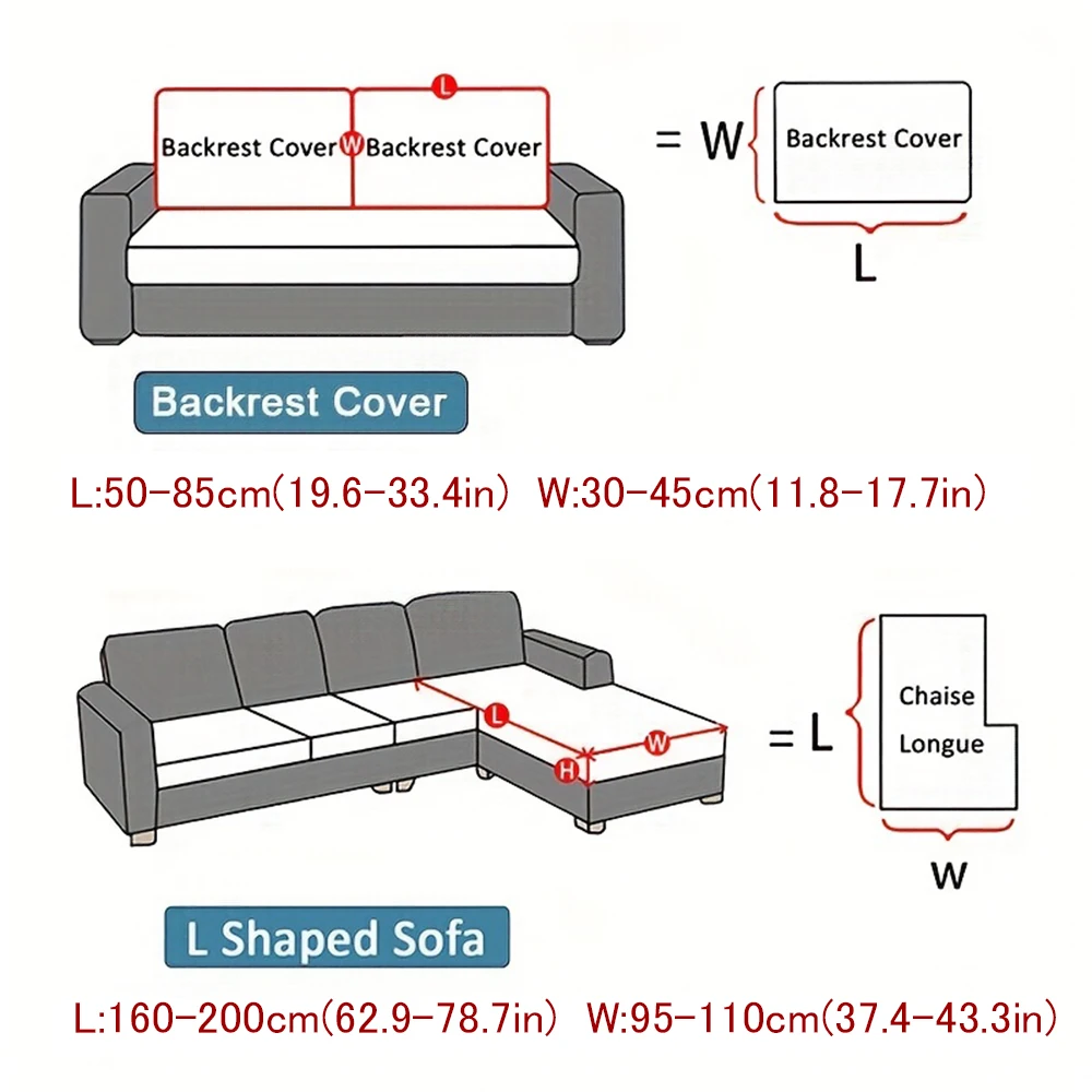 Elastic Sofa Covers Solid Colors Sofa Cushion Cover for Living Room Spandex Funiture Protector Couch Cover Chaise Lounge Cover 4