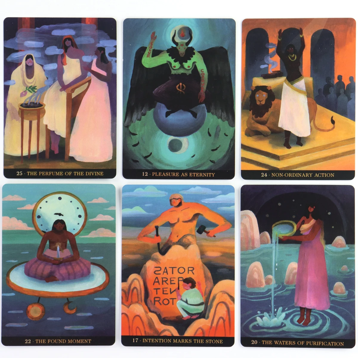 Inspirational Wicca Oracle Cards For Family Party High Quality Fortune Telling Divination Tarot Cards 4