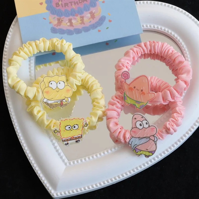 

Sponge Darling Ōboshi Headband Cute Kids Bouncy Cartoon Headdress Hair Cord Rubber Accessories Children's Holiday Gift