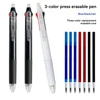 3 in 1 Erasable Gel Pen Set 0.5mm Black Blue Red Refills Multicolor Pen Washable Handle Office School Kawaii Stationery 2