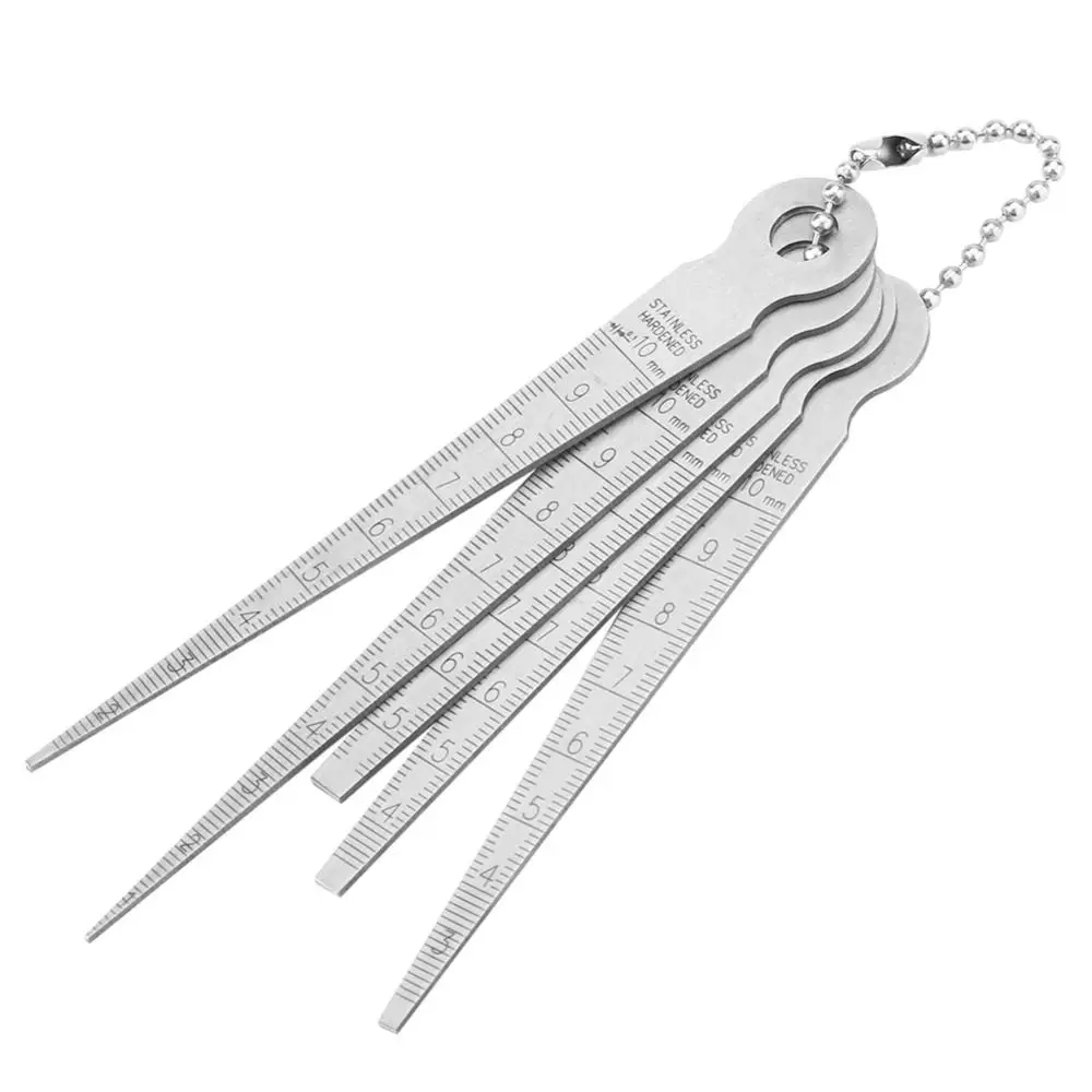 Wedge High Precision Taper Gauge Hole Inspection Durable Gap Gauge Accurate Support Inch and Metric System Welding Welding