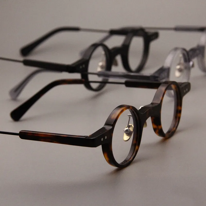 

Cubojue Small Round Reading Glasses Men Women Anti Reflection Eyeglasses Frame Male Black Tortoise Nerd Spectacles Prescription