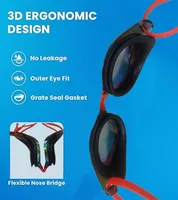 ARENA Professional UV Protection Goggles Adults Racing Goggles Anti-fog Glasses Waterproof HD Swimming Eyewear Adjustable 3