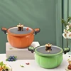 New Style Large Capacity Soup Pot Medical Stone Coating Non-stick Pot Pumpkin Soup Pot Micro Pressure Cooker 3