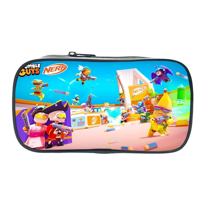 Stumble Guys Print Pencil Case for Boys Girls Kids Gift Pencil Bag Stationery Bags School Supplies Cosmetic Cases pen bag 3