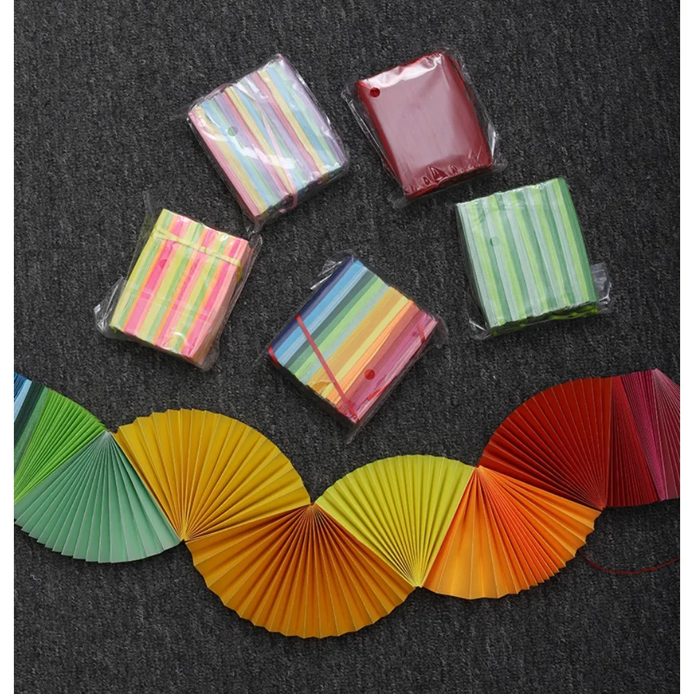 1 Stück Niedliches Buntes Fächerbanner für Geburtstagsfeiern, Babypartys, Hochzeiten, Kindergärten, Schulen, Karneval und Weihnachtsfeiern – Detail 11