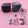 58mm Engine Motor Cylinder Piston Ported Muffler Kit For Husqvarna 395 395XP Gasket Oil Seal Chainsaw Garden Tool Parts 3