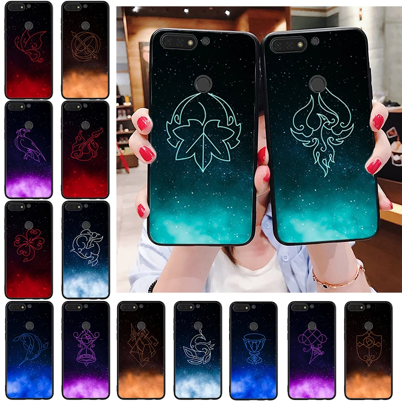 

Genshin Impact Constellation Phone Case for Huawei Honor 50 30 Pro 10X Lite 20 7A 7C 8X 9X Pro 9A 8A 8S 9S 10i 20S 20lite