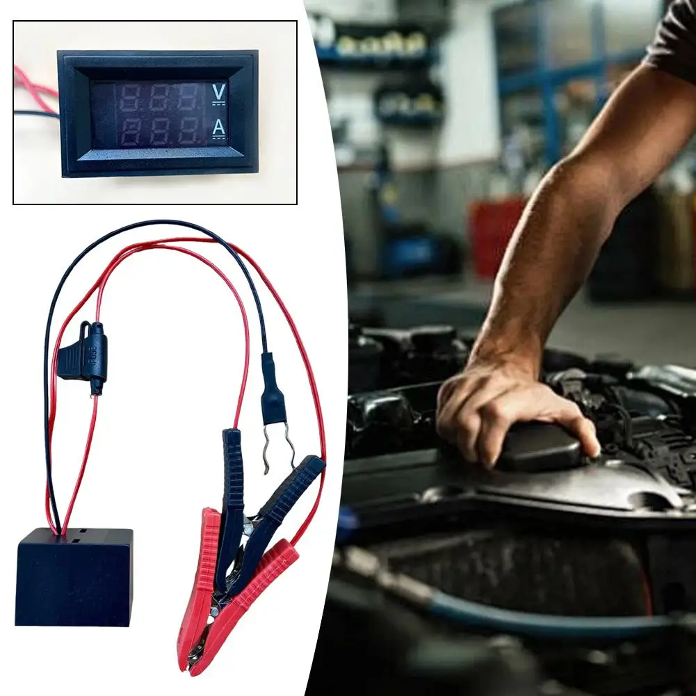 Strumento per il rilevamento di perdite auto, tester per corrente parasitaria batteria con display di tensione e corrente, rilevatore di corrente nascosta, strumento diagnostico. - Image 2
