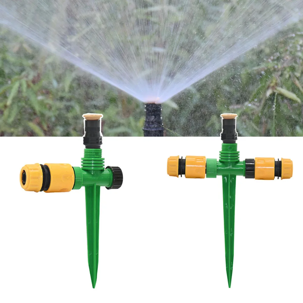 Garden Sprinkler 360&deg; Rotation Irrigation Watering System for Agriculture Lawn Farm Greenhouse garden sprinkler