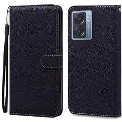 Sleek Silicone Wallet Flip Cover - Stylish Protection for Oppo A57E (Black)