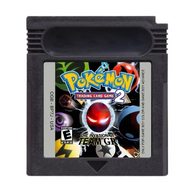GBC Game Cartridge Pokemon mMario Series 16 Bit Video Game Console Pokemon Sour Crystal Blue Red DX 5