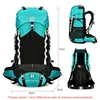 Camping Travel Backpack Outdoor Bag Climbing With Rain Cover For Men Hiking Trekking Mountaineering Sports Hydration Bags 60L 3