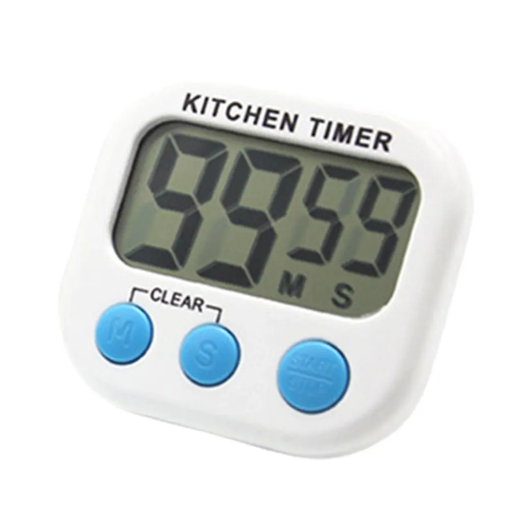 Hot Electronic Timer Household Large-screen Kitchen Digital Timer Portable Electronic Alarm Clock Laboratory Timer Dropshipping