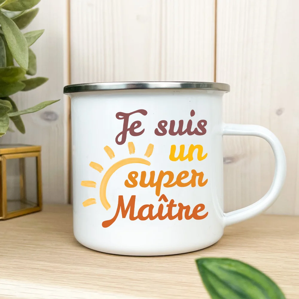 

Эмалированная чашка I Am A Great Master, оригинальный подарок для любителей кофе, лучший учитель, сюрприз для учителя, эмалированная жестяная чашка, новые подарки