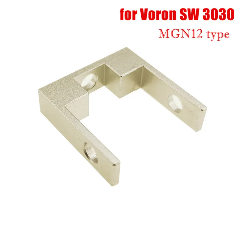 

1 шт. Voron Switchwire детали для 3D-принтера 3030 профильный фиксированный блок, MGN12 линейный направляющий фиксированный блок, серебристый высокое качество
