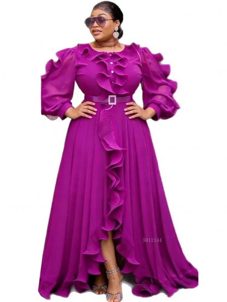 Women's African Dashiki Maxi Dress Vetement Femme Ankara Abaya Spring Autumn New Fashion Clothing from Africa 3