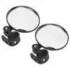 2pcs/set Bike Rear View Mirror 8cm Adjustable Wide Angle Round Scooter Rearview Mirror Universal for Wheelchair Bicycle 1