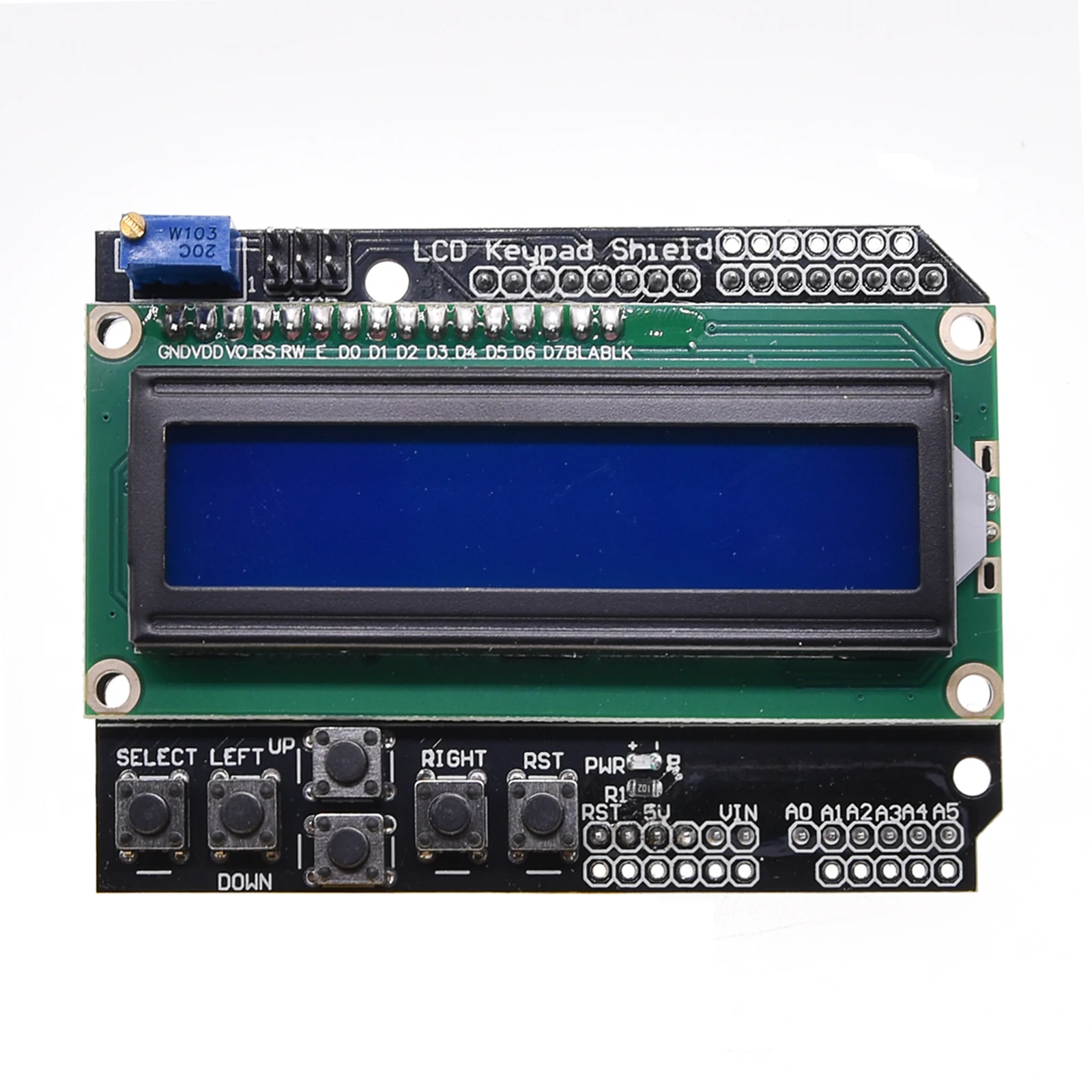 LCD Űе Shield LCD1602 LCD 1602 Module Display Blue Screen For Arduino ATMEGA328 ATMEGA2560 Raspberry pi UNO