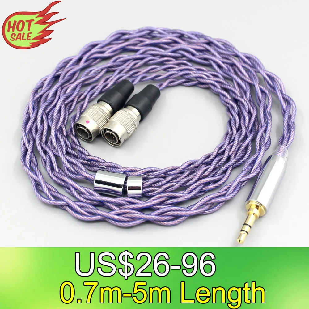 

Type2 1.8mm 140 cores litz 7N OCC Headphone Earphone Cable For Mr Speakers Alpha Dog Ether C Flow Mad Dog AEON LN007878