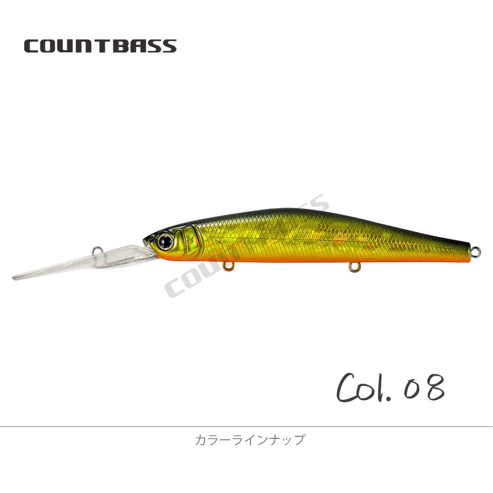 COUNTBASS Floating Minnow 110 mm 14,5 g Deep Diving Jerk Baits Tiefe 3 m Hardbaits Angler's Fishing Lures Wobbler – Detail 20
