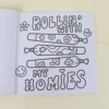 1 Psychedelic And Fashion Coloring Book Drawing Book, with 40 Pages of Cute Mushrooms, Snails, Sunflowers, Cats And Other Patter 4