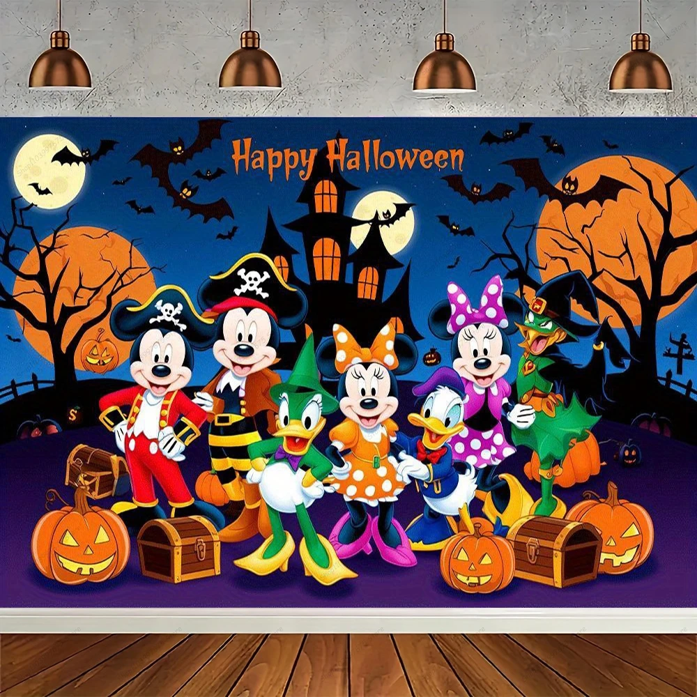 Mickey Mouse Wallpaper Halloween: The Ultimate Party Backdrop for Spooky,  Cute Celebrations, image size:1000x1000