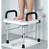 Portable Toilet Seat with Armrests - Anti-Splash, Foldable Aluminum Alloy, Easy Access Squat Stool for Pregnant Women 5