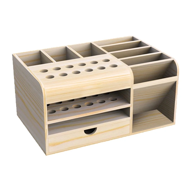 Multi-Functional Tool Rack Wooden Tools Desktop Stationary 3