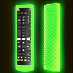 Luminous Silicone Remote Cover - Durable, Non-Slip Grip Protector Case - Stylish TV Accessory (Light green)