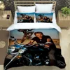 Rock star Johnny Hallyday Bedding Sets exquisite bed supplies set duvet cover bed comforter set bedding set luxury birthday gift 2