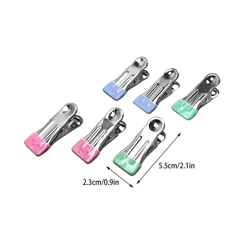 50 Pezzi Mollette Per Bucato In Acciaio Inox – Resistenti E Antiruggine – Con Borsa E Clip – Fino A 2,7 Kg - 3