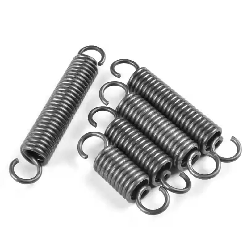 1pcs 65Mn 오픈 후크 텐션 스프링 와이어 직경 1.2mm O 후크 연장 스프링 외경 612mm