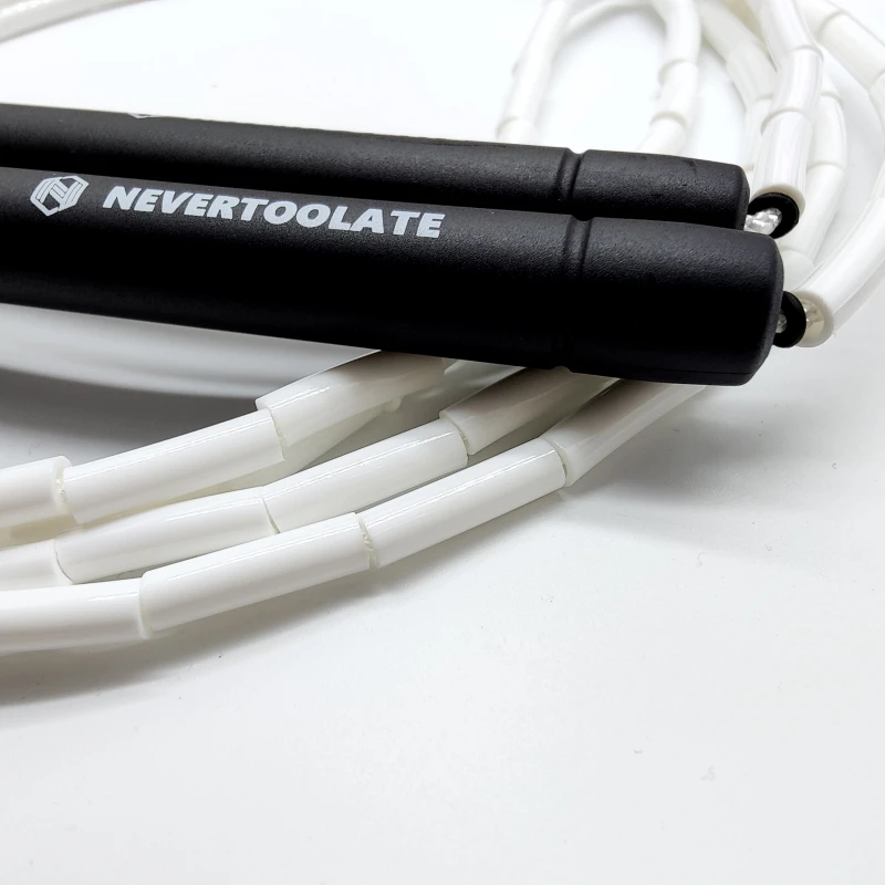 NEVERTOOLATE TPU Soft Beads Beaded Jump Rope Freestyle Skipping Rope No Tangle Fitness Crossfit