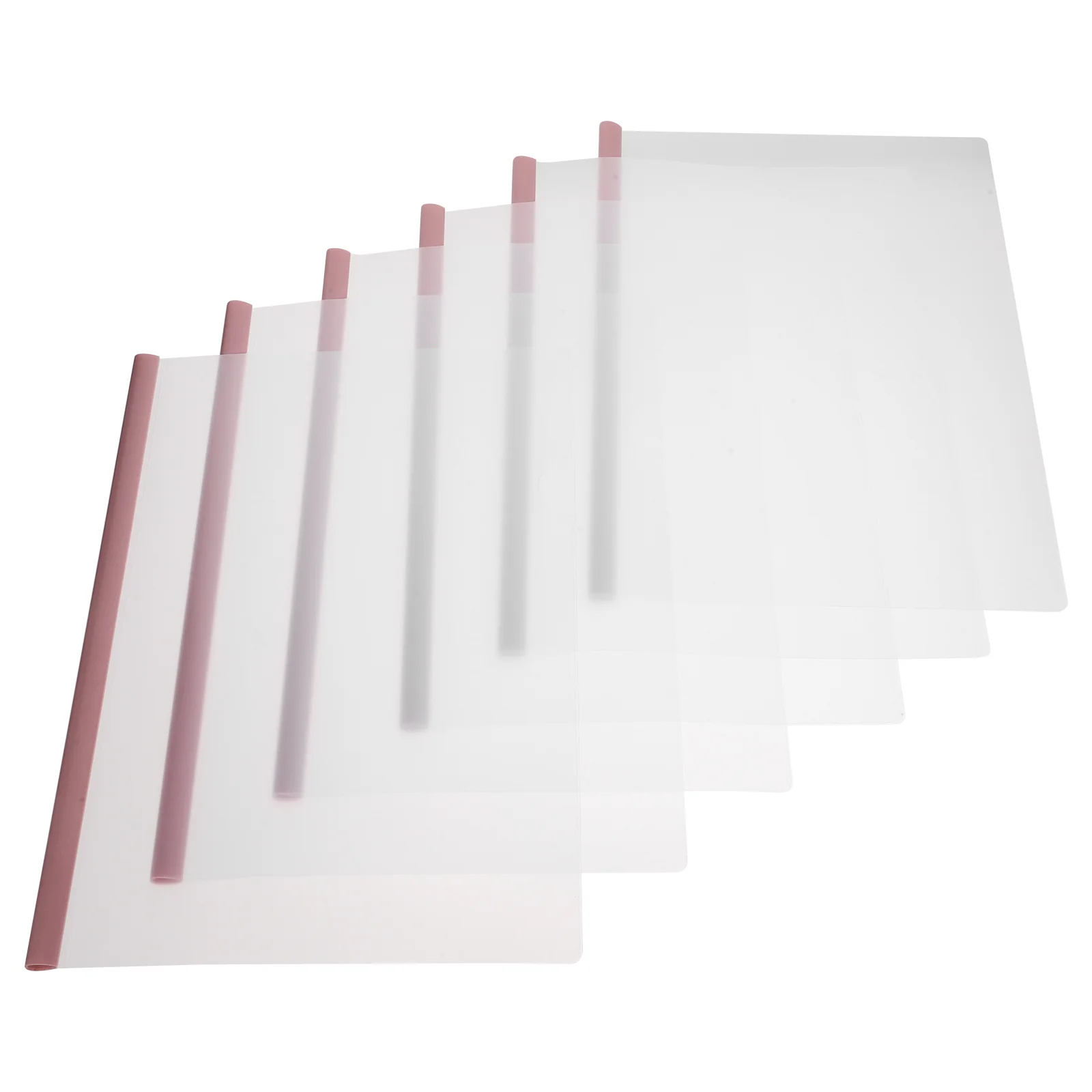 

10pcs Clear Report Covers for A4 Paper Multi-function File Folders with Sliding Bars File Covers