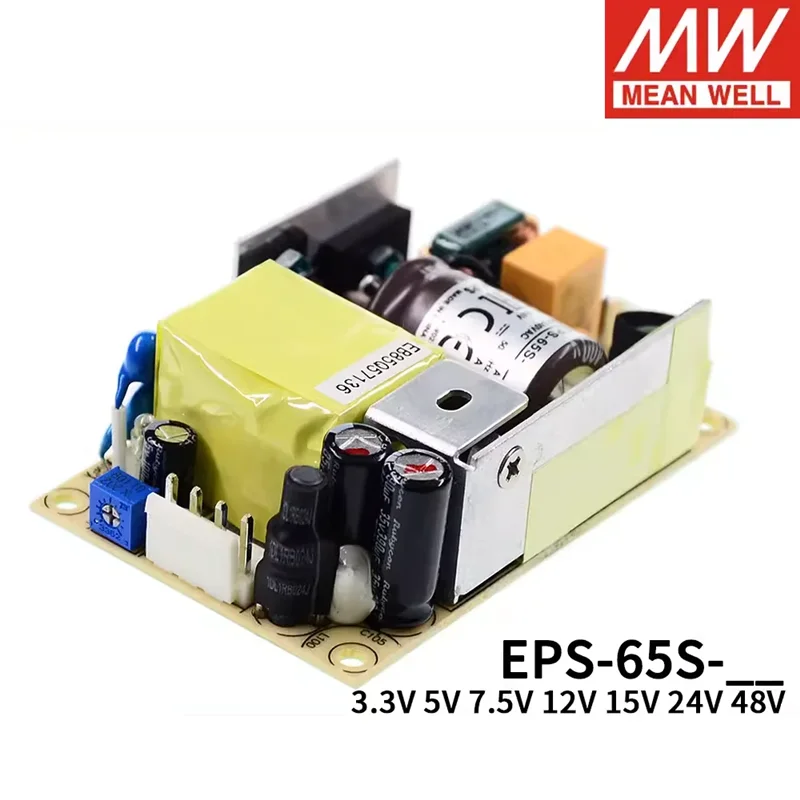 MEAN WELL EPS-65S-3.3 EPS-65S-5 EPS-65S-7.5 EPS-65S-12 EPS-65S-15 EPS-65S-24 EPS-65S-48 PCB Switching Power Supply Bare Board MW