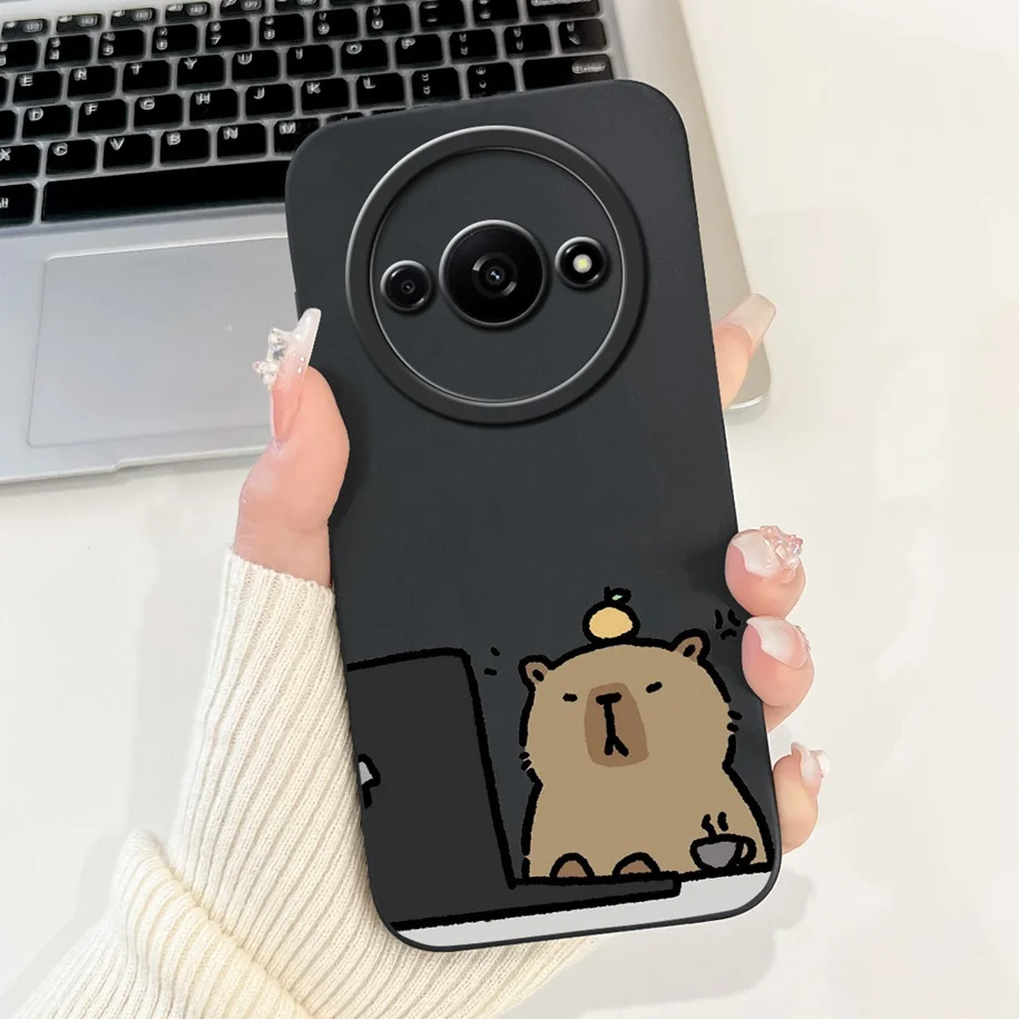 2024 New Fashion Flower Square Silicone Camera Lens Protective Cover