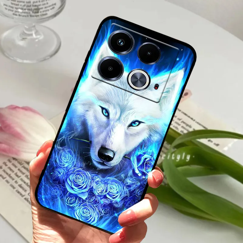 Animal Silicone Soft TPU Back Cover Protective Case