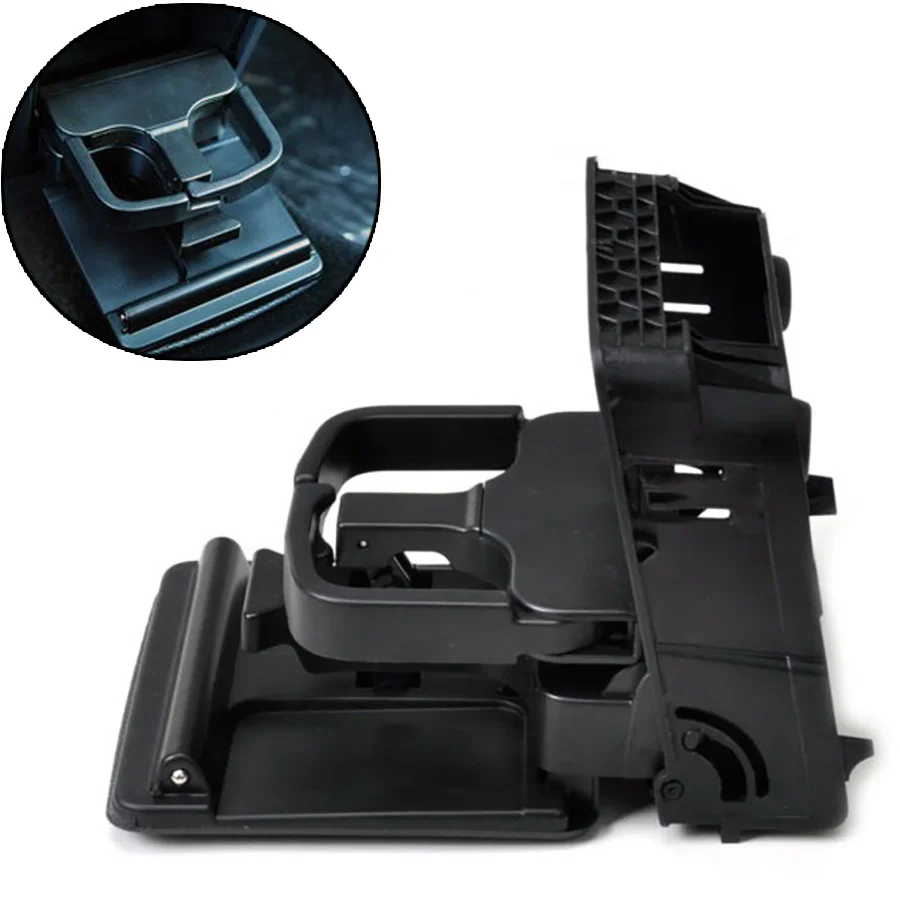 

Auto Armrest Rear Cup Holder Durable ABS Cup Mount 1K0862532 For VW Jetta MK5 Golf MK6 Rabbit GTI EOS Car Accessories