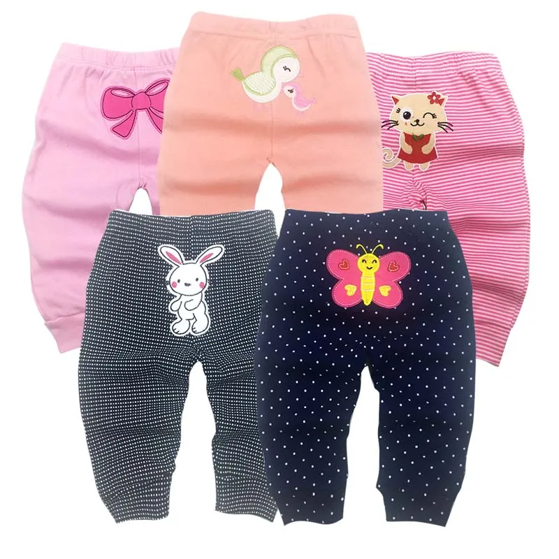 5Packs Unisex Baby Pants Spring Summer Kids Harem PP Trousers Cotton Knitted Boy Girl Toddler Leggings Newborn Infant Clothing baby trousers cotton pants baby leggings